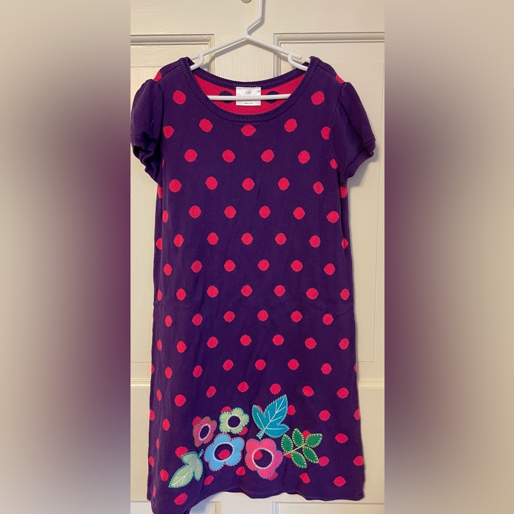 EUC Hanna Andersson short sleeve sweater dress.